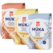 Múka pšeničná 3 druhy 1 kg