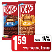 KitKat čokoláda 2 druhy 99 g