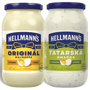 Hellmann's Originál majonéza 405 ml a Tatárska omáčka 405 ml