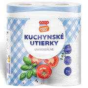 DOBRÁ CENA 2-vrstvové kuchynské utierky 2 ks 1 bal.
