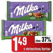 Milka čokoláda 2 druhy od 90 g do 95 g