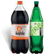 Kofola originál 1,5 l a Vinea 1,5 l