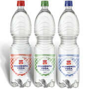 Pramenitá voda 3 druhy 1,5 l