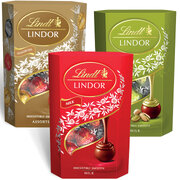 Lindt Lindor pralinky 3 druhy 137 g