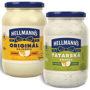 Hellmann's Originál majonéza 625 ml a Tatárska omáčka 625 ml