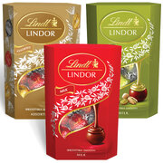 Lindt Lindor pralinky 3 druhy 137 g