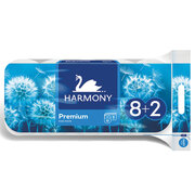 Harmony Premium 3-vrstvový toaletný papier 8 ks + 2 ks 1 bal.