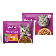 Whiskas kapsičky pre mačky 2 druhy 4 x 85 g 1 bal.