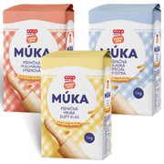 DOBRÁ CENA Pšeničná múka 3 druhy 1 kg