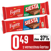 Figaro Siesta oblátka 2 druhy 45 g