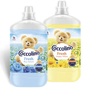 Coccolino aviváž  2 druhy 74 pracích dávok 1,702 l