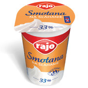 Smotana čerstvá na šľahanie 33% 250 ml