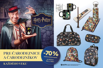 Získajte zľavu na predmety Harry Potter!