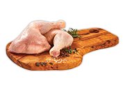 Kuracie štvrte stehenné chladené 1 kg