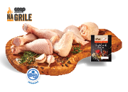 Kuracie diely chladené 1 kg + Soľ